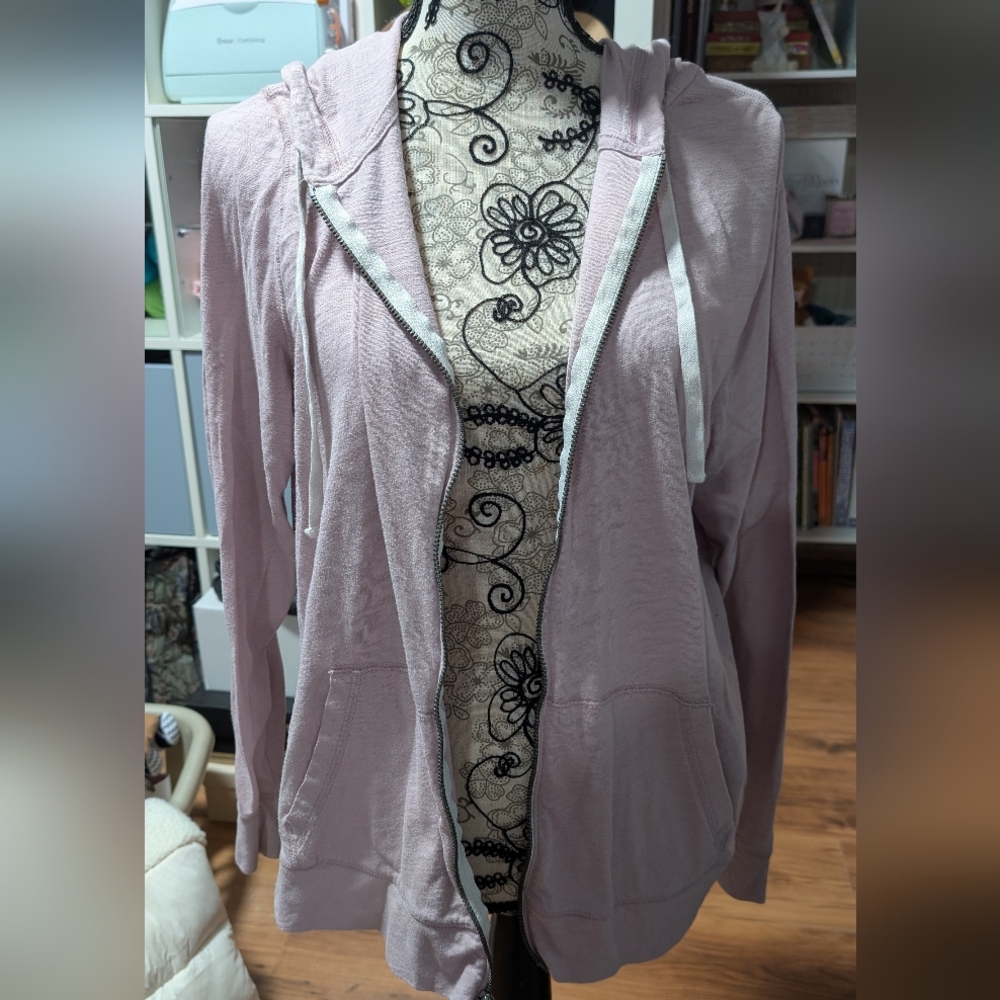 Old Navy Women's Lavender Hoodie Cardigan